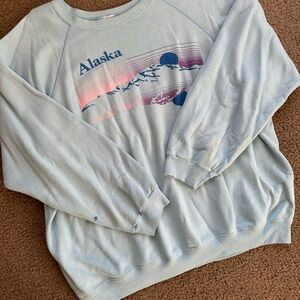 Vintage Hanes Alaska Raglan Sweatshirt XL